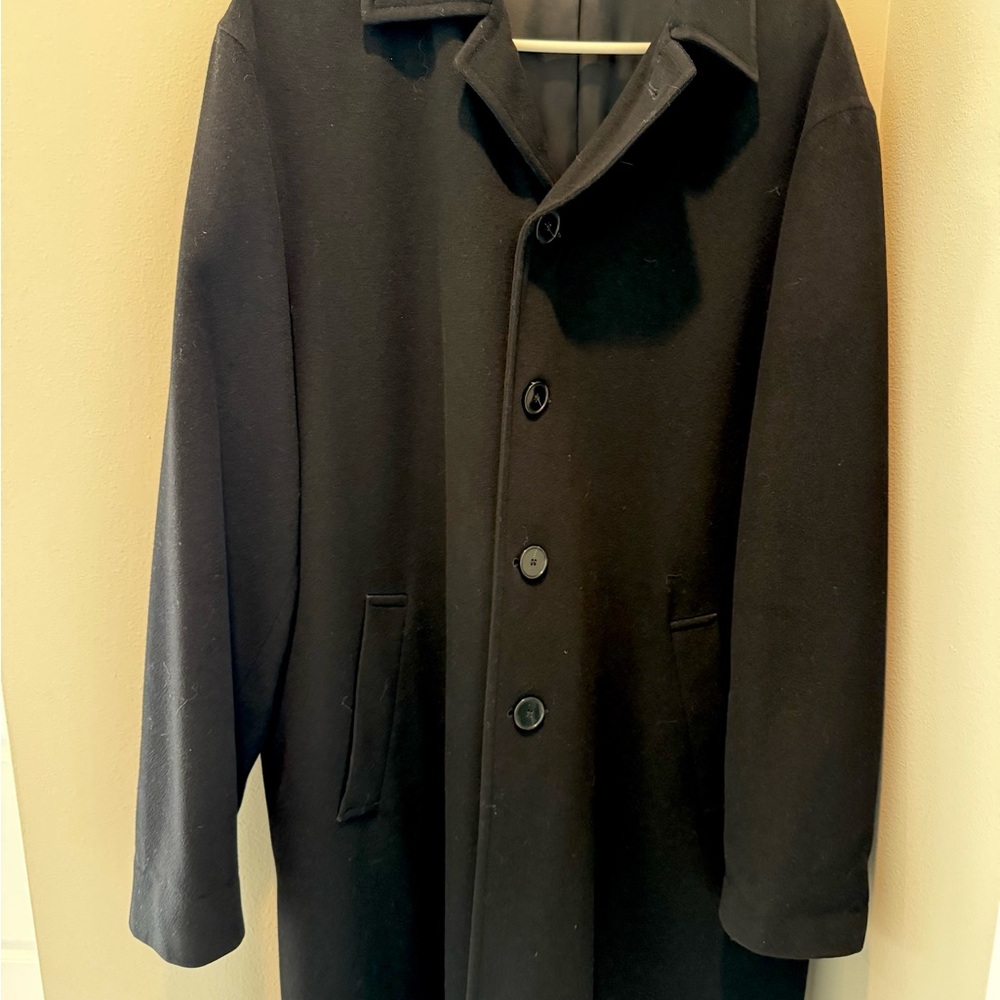 Men's Jacob Siegel for Nordstrom  black Wool- Classic Single-Breasted Jacket